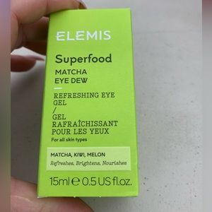 Elemis superfood matcha eye dew. Refreshing eye gel